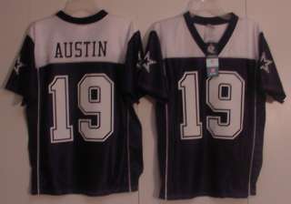 NWT MILES AUSTIN 19 Jersey YOUTH Made By Dallas Cowboys Boys Girls Kid 
