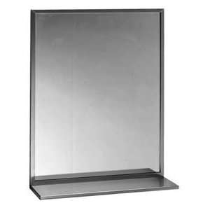  Bobrick® Channel Frame Mirror/Shelf Combination   18 X 