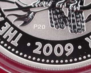 2009 AUSTRALIA 1oz KOOKABURRA P20 Series   1994 Reverse Design  