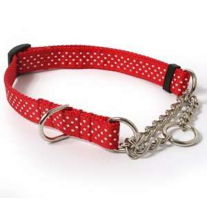  Swiss Dots Training Dog Collar M : Pet Supplies