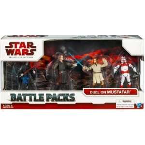  Star Wars 3.75 Battle Pack Asst   Duel on Mustafar Toys & Games