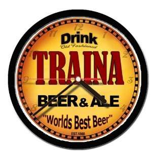  TRAINA beer and ale cerveza wall clock: Everything Else