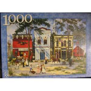  Village Square, 1000 Piece Puzzle Toys & Games