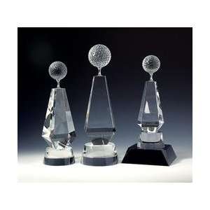  Award C165    Golf Optical Crystal Award/Trophy.: Office 