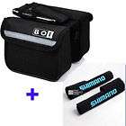 Bike Bicycle Trame Pannier Front Tube Bag + Front Fork Protector Wrap 
