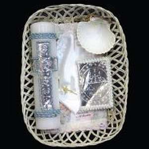   , Cloth, and Wood Basket (Bautizo Set de Regalo para Nina): Jewelry