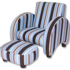  Max Striped Chair Set Blue: Baby