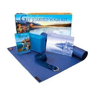  Wai Lana: Get Started Yoga Kit   Mat Block Poster & Strap 