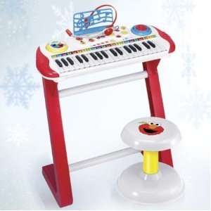   Street Learn to Play Keyboard with Microphone and Stool: Toys & Games