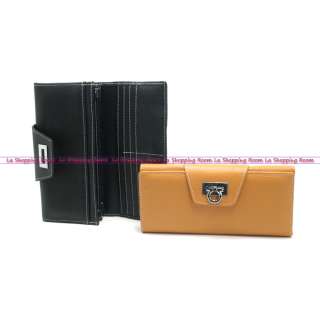 Women Bifold clutch wallet Leather like free shipping  