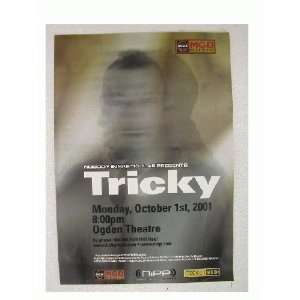    Tricky Handbill Poster Face Shot Ogden Theatre 