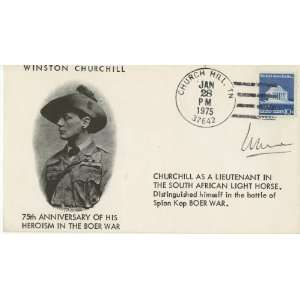   WWII British Politician Authentic Autographed FDC 