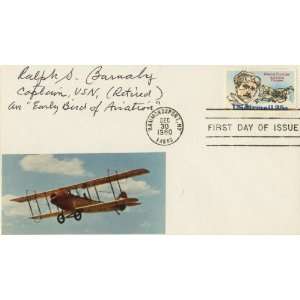   Member of the Early Birds of Aviation Autographed FDC 