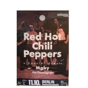   Hot Chili Peppers German Tour Poster With Moby The 