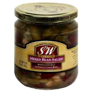 Beans Salad Mxd Mrntd Jar, 16 OZ (Pack of 12)