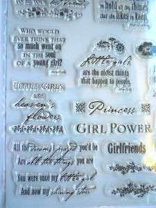 Clear Stamp Set ~Simple Thoughts GIRL~ by CLOUD9  