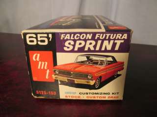 VINTAGE 1960s AMT CAR MODEL IN BOX 65 FALCON FUTURA SPRINT BUILT CAR 
