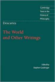 Rene Descartes The World and Other Writings, (0521636469), Rene 
