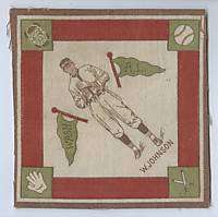 1914 B18 blanket Senators Walter Johnson green pennants  