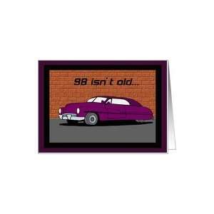  Lead Sled 98th Birthday Card Card Toys & Games