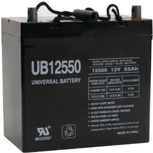   UB12550 (GROUP 22NF), SEALED LEAD ACID BATTERY   45825: Electronics