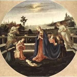   name Adoration of the Child 1, By Lippi Filippino