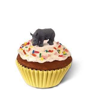  Rhinoceros Cupcake Trinket Box