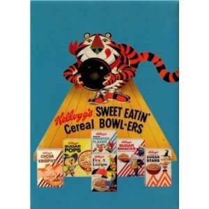  Kelloggs Tony The Tiger Bowling Magnet KM1699 Kitchen 