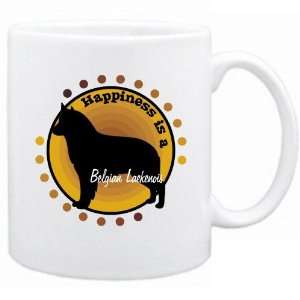    New  Happiness Is Belgian Laekenois  Mug Dog: Home & Kitchen