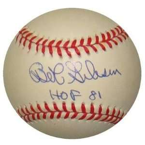 Bob Gibson HOF 81 SIGNED Official Vintage NL Baseball   Autographed 