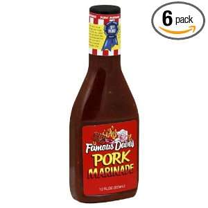 Famous Daves Marinade Pork, 12 Ounce Grocery & Gourmet Food