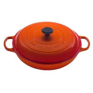  Le Creuset 3.5 Qt Signature Buffet Casserole / Braiser 