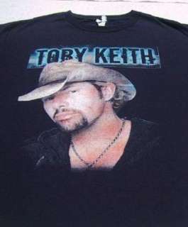 TOBY KEITH North American tour LARGE concert T SHIRT  