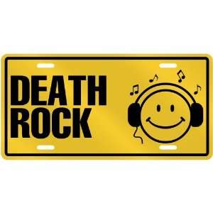   LISTEN DEATH ROCK  LICENSE PLATE SIGN MUSIC: Home & Kitchen