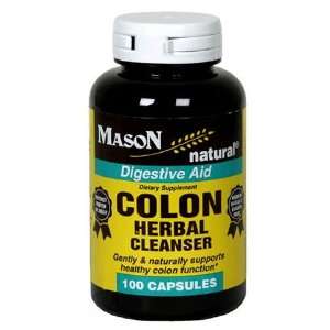  Mason Natural Colon Herbal Cleanser, Capsules, 100 ea 