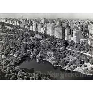   Park From Terrace of St. Moritz Hotel   Circa 1931 1933 Home