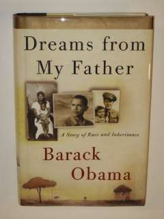 Barack Obama DREAMS FROM MY FATHER Crown 2004 SIGNED 9780307383419 