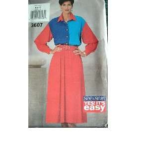  MISSES MISSES PETITE DRESS SIZE 6 8 10 EASY SEE & SEW BY 