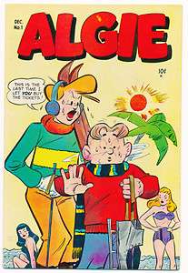 ALGIE #1 VF/NM Davy Crocket Variant Timor Comics 1953  