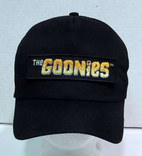 GOONIES Movie Title Logo Baseball Cap/Hat w Patch  