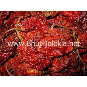 Bhut Jolokia (Ghost Chile) smoked pods 8 Grocery & Gourmet Food