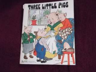 1932 Platt & Munk Co. Softcover THREE LITTLE PIGS  