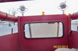cusman truckster fire truck golfcart vintage three wheeler OMC  