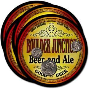  Boulder Junction , CO Beer & Ale Coasters   4pk 