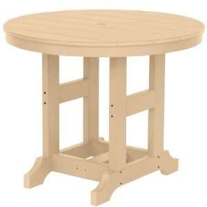  Counter Height   Garden Classic Rose Table   Weatherwood 