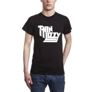 Phantasm Mens Thin Lizzy Classic Logo T Shirt by Thin Lizzy