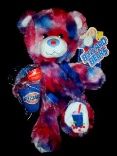 DQ Berry BEARY BLIZZARD Dairy Queen Build A Bear NEW  