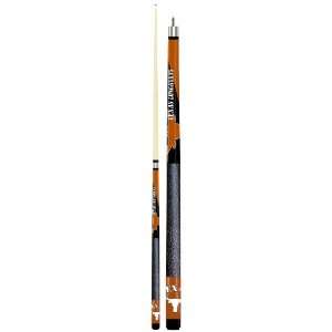    Texas Longhorns Two Piece Players Billiard Cue: Sports & Outdoors