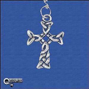  Celtic Knot Cross Necklace on Chain 