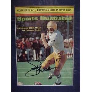 Joe Theisman Autographed Signed January 11 1971 Sports Illustrated 